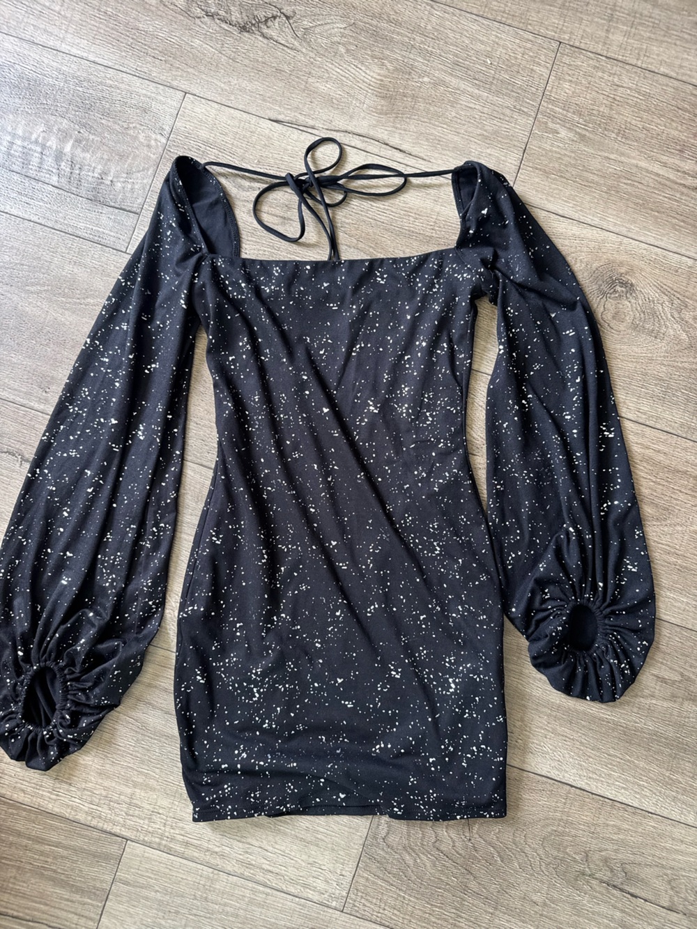 Lucy in the Sky XS Shantelle Dress in Black Sparkle